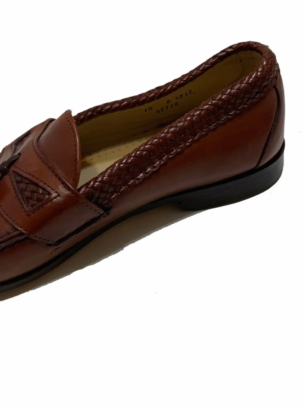Allen Edmonds Men’s Maxfield Brown leather Tassel Loafer